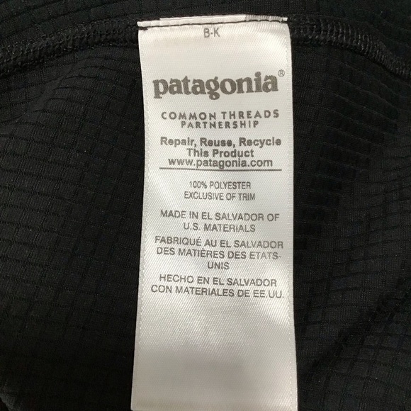 Patagonia Capilene Midweight Crew in Black Size Small. - Picture 7 of 8